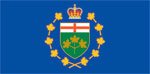 Drapeau d'office du Lieutenant-gouverneur de l'Ontario