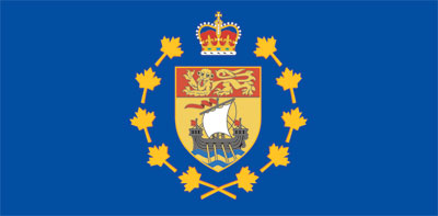 Drapeau d'office du Lieutenant-gouverneur du Nouveau-Brunswick