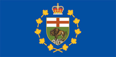 Drapeau d'office du Lieutenant-gouverneur du Manitoba