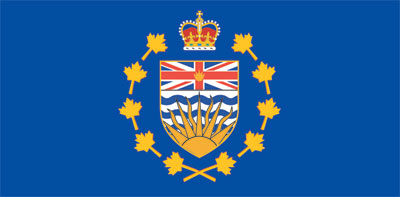 Drapeau d'office du Lieutenant-gouverneur de la Colombie-Britannique