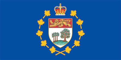 Drapeau d'office du Lieutenant-gouverneur de l'Île-du-Prince-Édouard