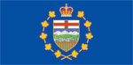 Drapeau d'office du Lieutenant-gouverneur de l'Alberta