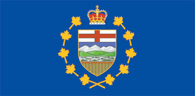 Drapeau d'office du Lieutenant-gouverneur de l'Alberta