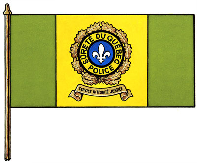 Drapeau de la Sûreté du Québec