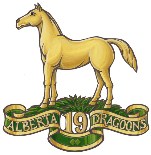 Badge of the 19th Alberta Dragoons