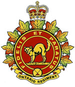 Insigne de The Ontario Regiment (RCAC)