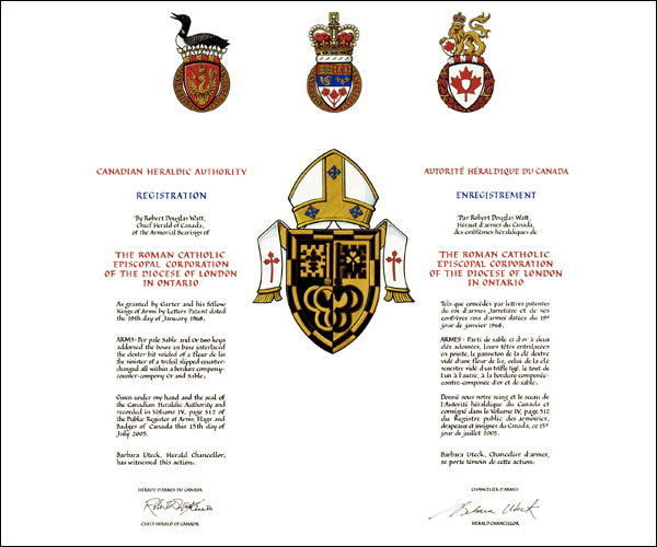 The Roman Catholic Episcopal Corporation of the Diocese of London in Ontario