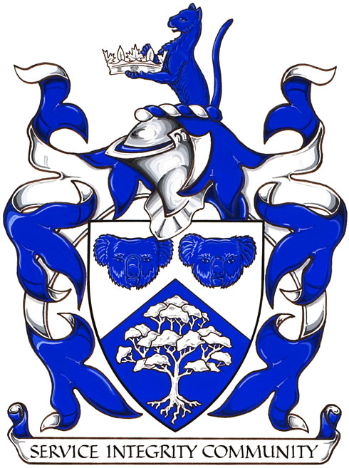 Arms of Peter James Dickinson-Starkey