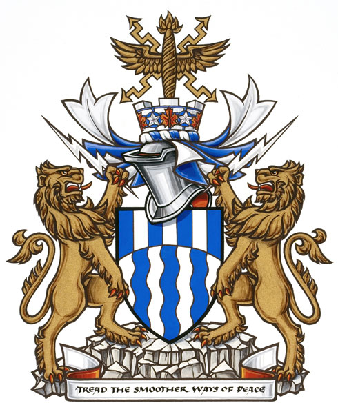 Arms of The Municipal Corporation of the City of Niagara Falls