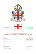 Letters patent granting heraldic emblems to The Diocesan Church Society of the Anglican Catholic Church of Canada