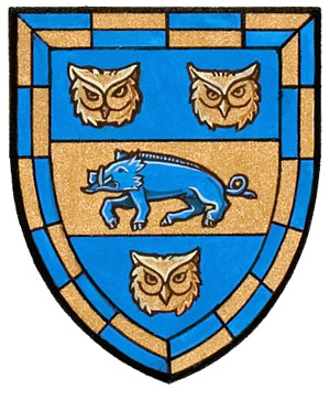 Differenced Arms for Tamara Rae Jonson Shepherd, daughter of Halvar De La Cluyse Jonson