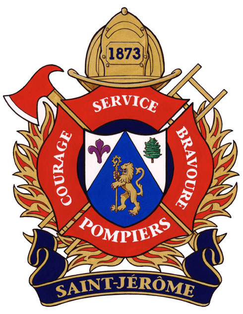 Insigne du Service de la sécurité incendie, Saint-Jérôme