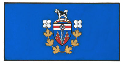 Drapeau d'office du Commissaire du Yukon