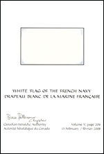 Lettres patentes confirmant le blasonnement du drapeau blanc de la marine française