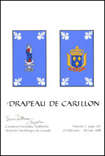 Lettres patentes confirmant le blasonnement du drapeau de Carillon