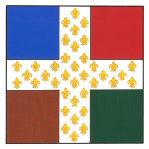 Drapeau du Régiment de Royal-Roussillon