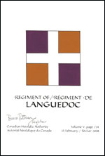 Lettres patentes confirmant le blasonnement du drapeau du régiment de Languedoc