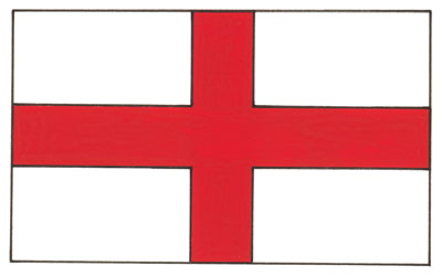 Drapeau de Saint-Georges, Angleterre