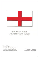 Lettres patentes confirmant le blasonnement du drapeau de Saint-Georges, Angleterre