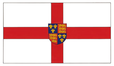 Drapeau de l'expédition de Frobisher,  Angleterre