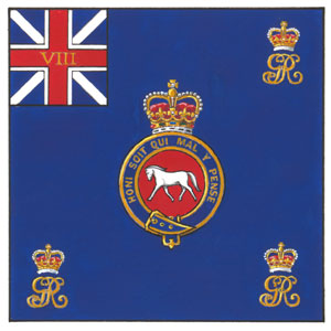 Flag of the 8th Regiment of Foot (The King’s Regiment)