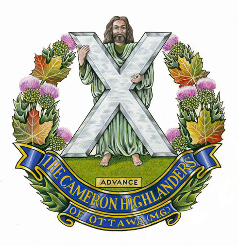 Insigne de The Cameron Highlanders of Ottawa