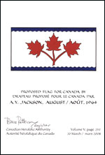 Lettres patentes confirmant le blasonnement du drapeau proposé: A.Y. Jackson, 1964