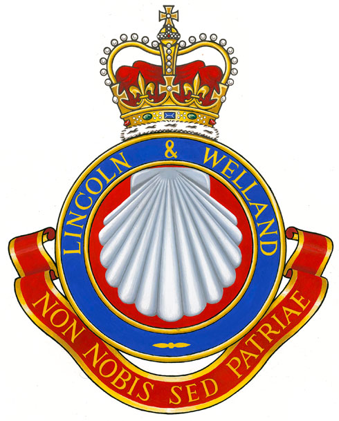 Insigne de The Lincoln and Welland Regiment