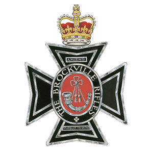 Insigne de The Brockville Rifles