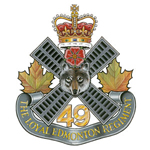 Badge of The Loyal Edmonton Regiment (4th Battalion, Princess Patricia’s Canadian Light Infantry)