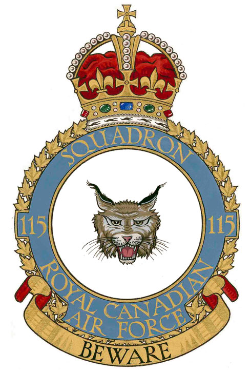 Badge of the No. 115 (Bomber Reconnaissance)