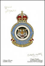 Letters patent confirming the blazon of the Badge of the No. 119 (Bomber Reconnaissance)