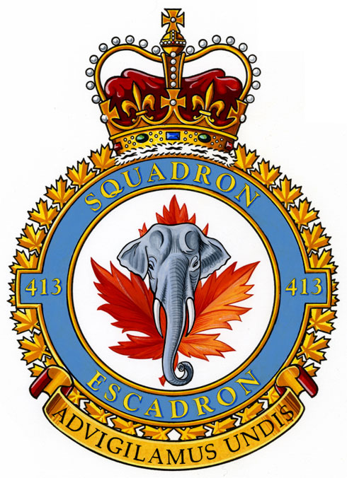 Badge of the 413 Transport and Rescue Squadron