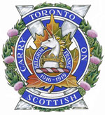 Badge of The Toronto Scottish Regiment (Queen Elizabeth The Queen Mother's Own)