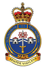 Badge of the 772 Electronic Warfare Squadron