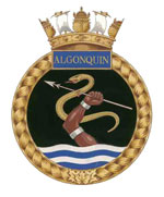 Badge of H.M.C.S. Algonquin