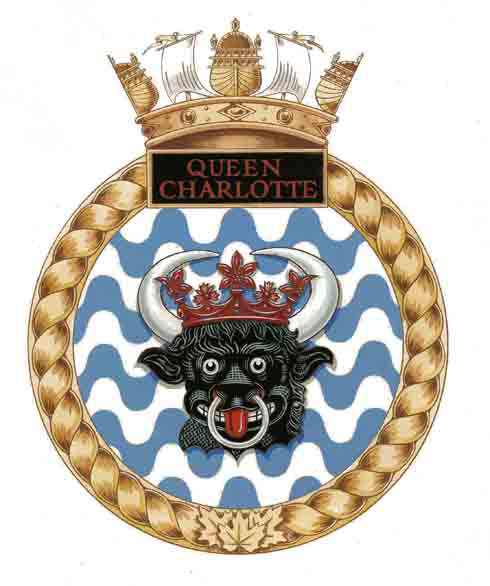 Insigne du N.C.S.M. Queen Charlotte