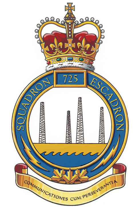 Badge of the 725 (Glace Bay) Communications Squadron