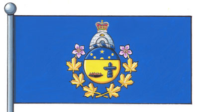 Drapeau du Commissaire du Nunavut