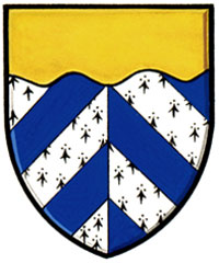 Differenced Arms for Marie Françoise Stéfanie Pitre, granddaughter of Joseph Albert Guy Rosaire Lavigne