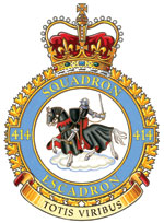 Badge of the 414 Electronic Warfare Support Squadron