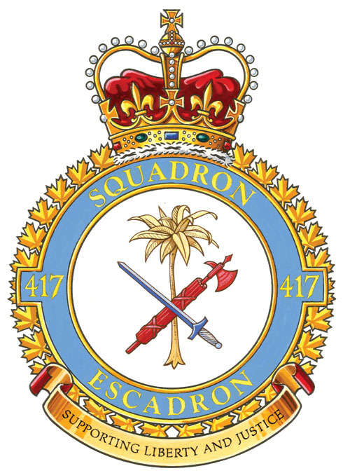 Badge of the 417 Combat Support Squadron