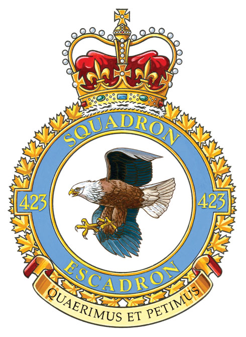 Badge of the 423 Maritime Helicopter Squadron