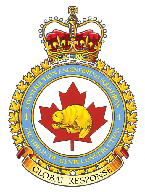 Badge of 4 Construction Engineering Squadron