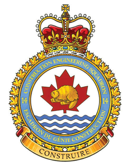 Badge of 14 Construction Engineering Squadron