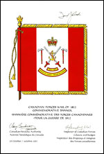 Letters patent approving the Canadian Forces War of 1812 Commemorative Banner