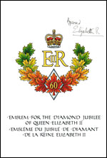 Letters patent registering the Badge for the Diamond Jubilee of Queen Elizabeth II