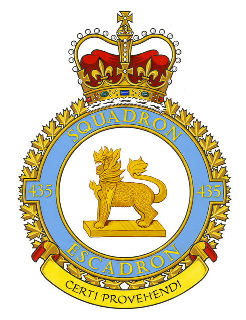 Badge of the 435 Transport and Rescue Squadron