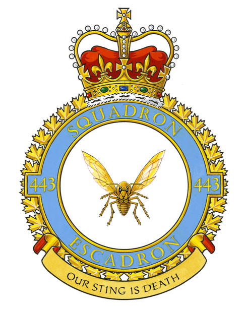 Badge of the 443 Maritime Helicopter Squadron