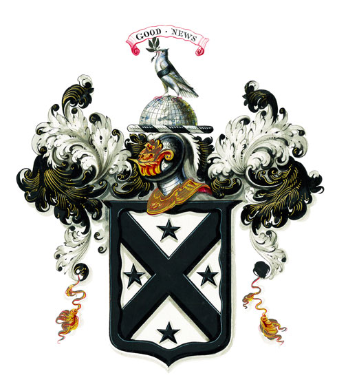 Arms of William Christie (né Plenderleath)